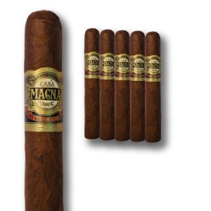 Casa Magna Colorado Doble Robusto (Cepo 5 1/2 x 52) 5 Unidades